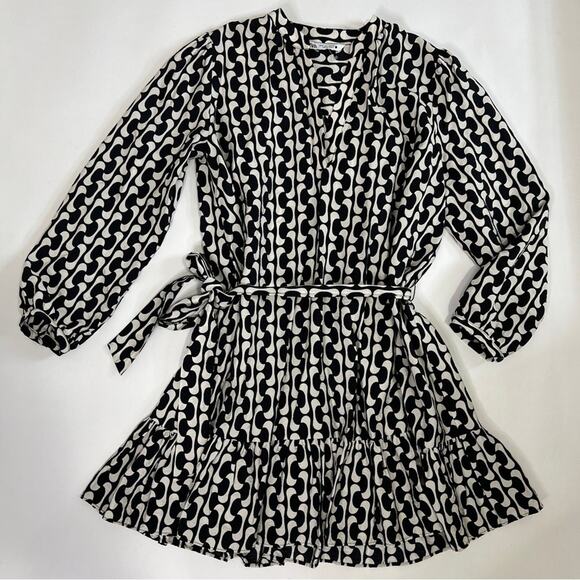 Zara Printed  the Paula Dress Sz S - Picture 2 of 12